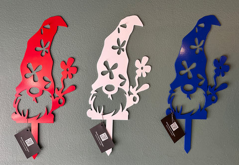 Yard Gnome Metal Sign