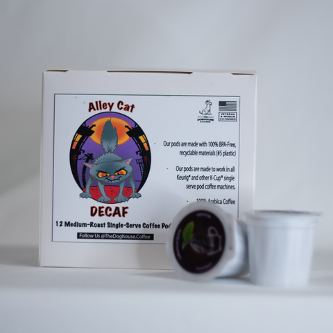 Alley Cat Decaf K-Cups (12 Pods).
