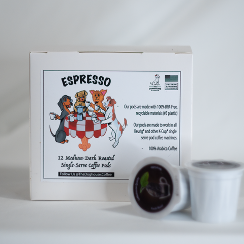 Doghouse Espresso K-Cups (12 Pods).