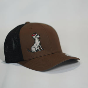 The Doghouse Coyote Brown Trucker Hat.