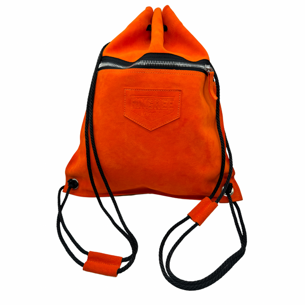 Detroit Drawstring Backpack in Leather