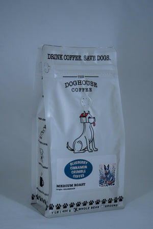 Blueberry Cinnamon Crumble Coffee.