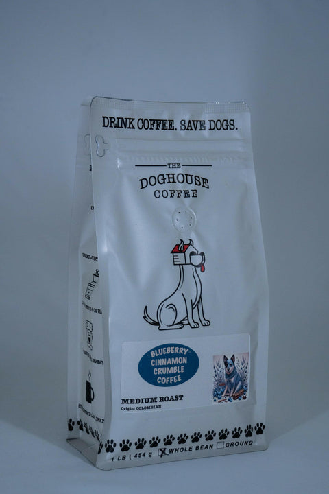 Blueberry Cinnamon Crumble Coffee.