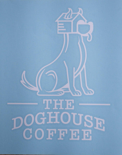 The Doghouse Coffee Auto Decal.