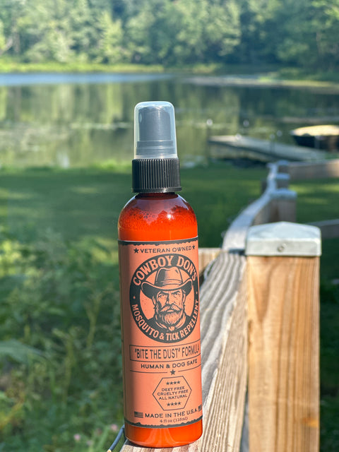 Bite The Dust – DEET-Free, All-Natural Mosquito & Tick Repellent Spray (4oz)