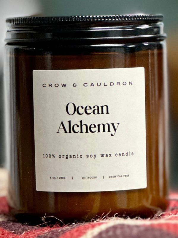 Crow and Cauldron Candle