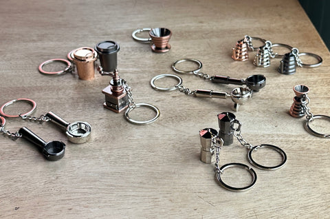 Mini Coffee Gear Keychains
