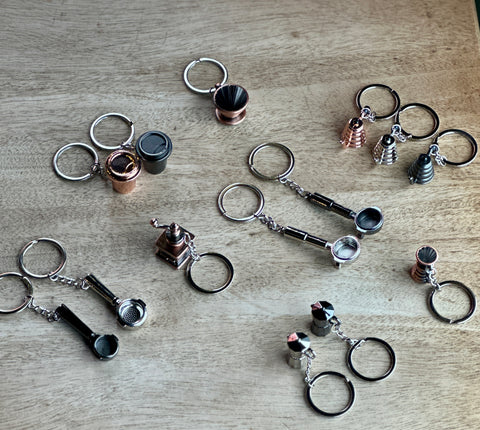 Mini Coffee Gear Keychains
