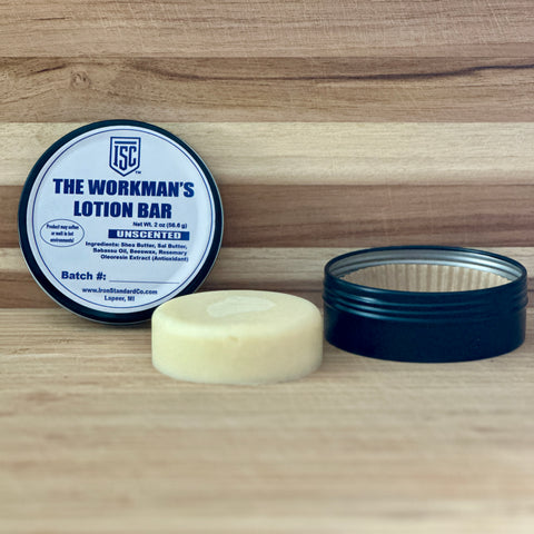 The Workman’s Lotion Bar – Solid Lotion for Dry, Cracked Working Hands
