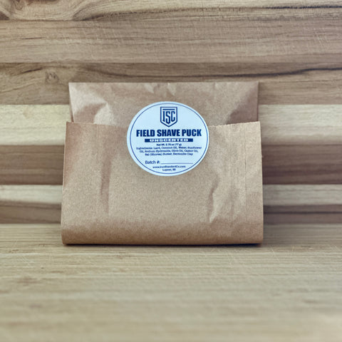 Field Shave Puck – Natural Shaving Soap for a Classic Wet Shave