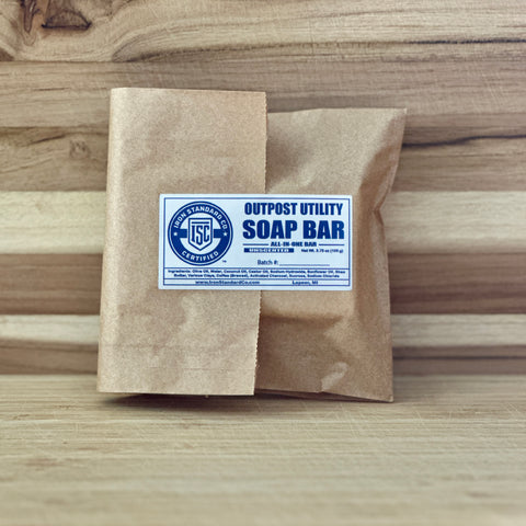 Outpost Utility Soap Bar – Natural All-in-One Soap for Hair, Face & Body