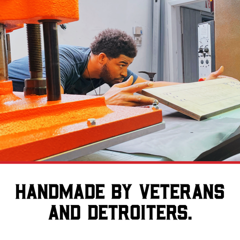 Motor City Leather Pad – Mouse Pad & Tray Insert