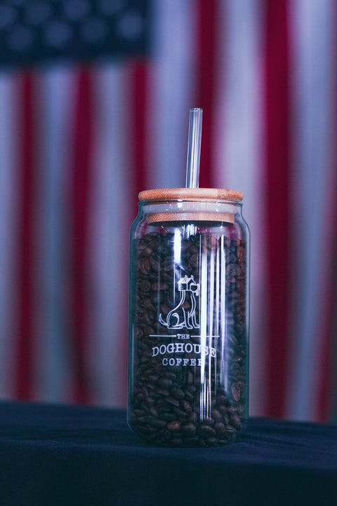 The Doghouse Coffee Glass