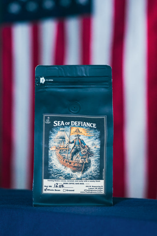 Sea of Defiance – Medium-Dark Roast - 12oz bag